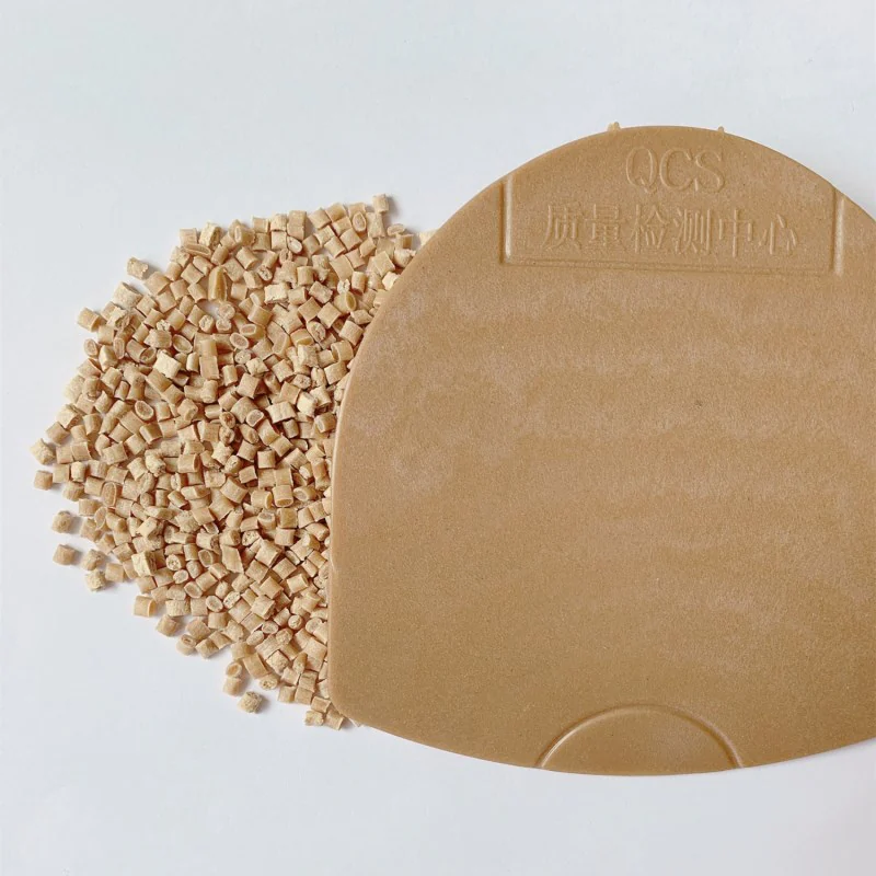 Fine Wood Fiber PP Composite P179305 pellets and sample plaque
